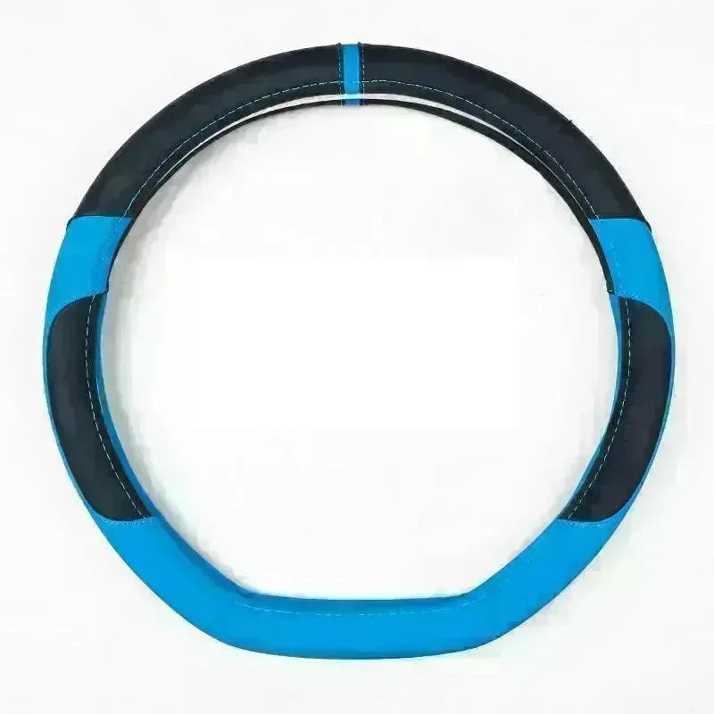 Universal Leather Steering Wheel Cover Suitable for the Four Season. - EX-STOCK CANADA
