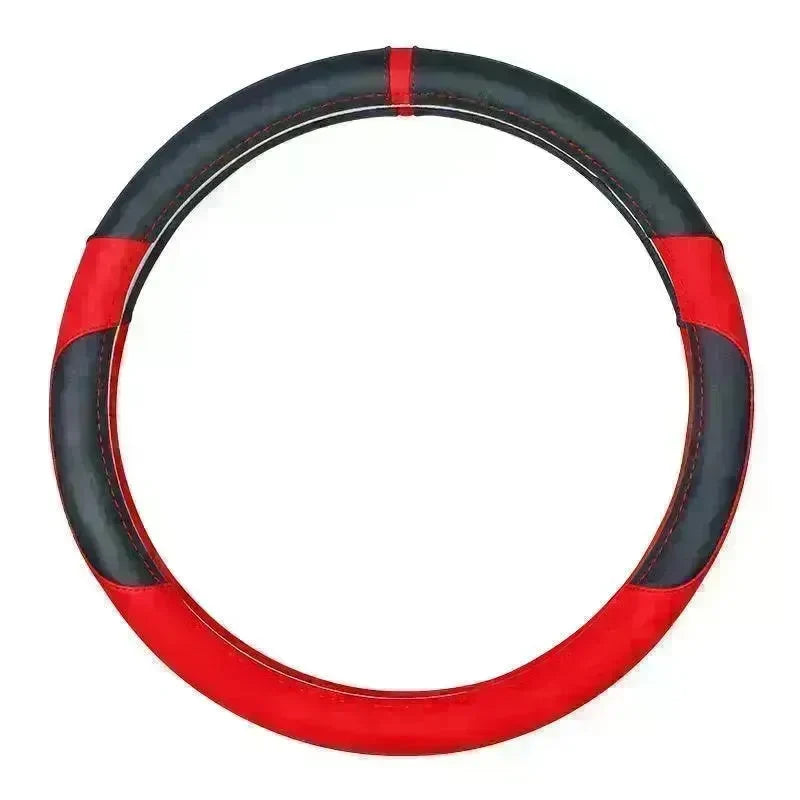 Universal Leather Steering Wheel Cover Suitable for the Four Season. - EX-STOCK CANADA