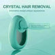 Upgraded Crystal Hair Removal Magic Crystal Hair Eraser Physical Exfoliating Tool Painless Hair Eraser Removal Tool For Legs Back Arms - EX-STOCK CANADA