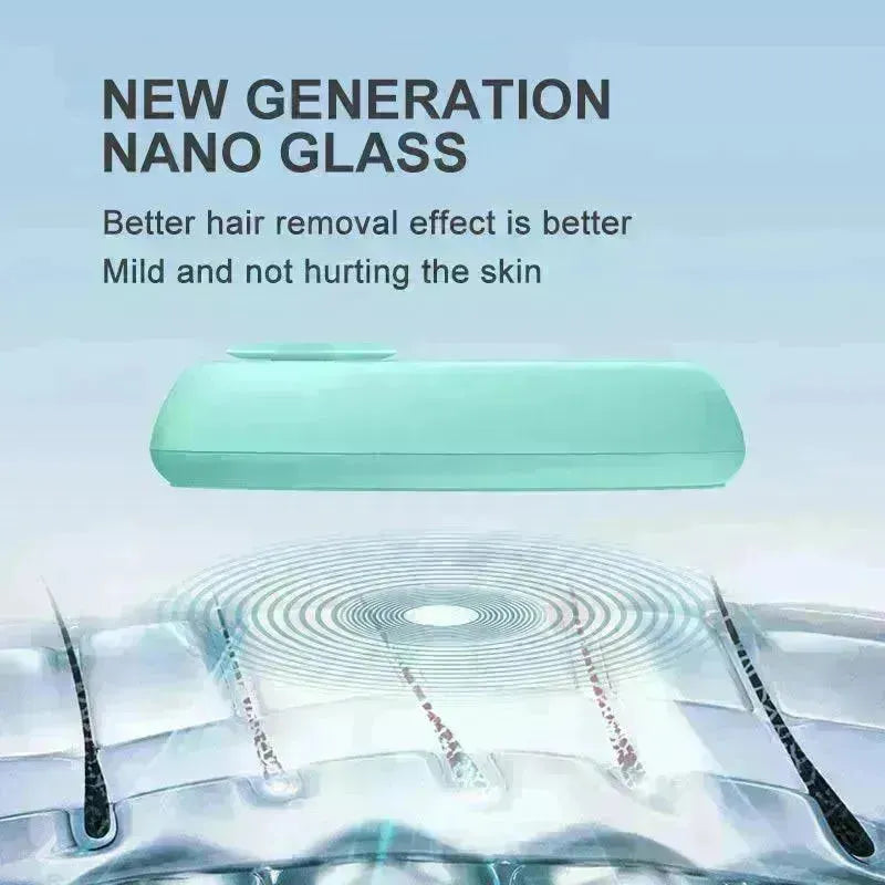 Upgraded Crystal Hair Removal Magic Crystal Hair Eraser Physical Exfoliating Tool Painless Hair Eraser Removal Tool For Legs Back Arms - EX-STOCK CANADA