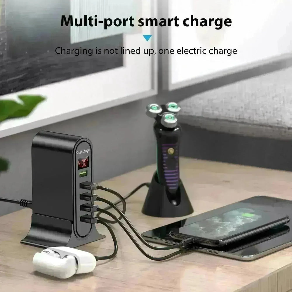 USB five-port smart charger Smart USB Power Adapter - EX-STOCK CANADA