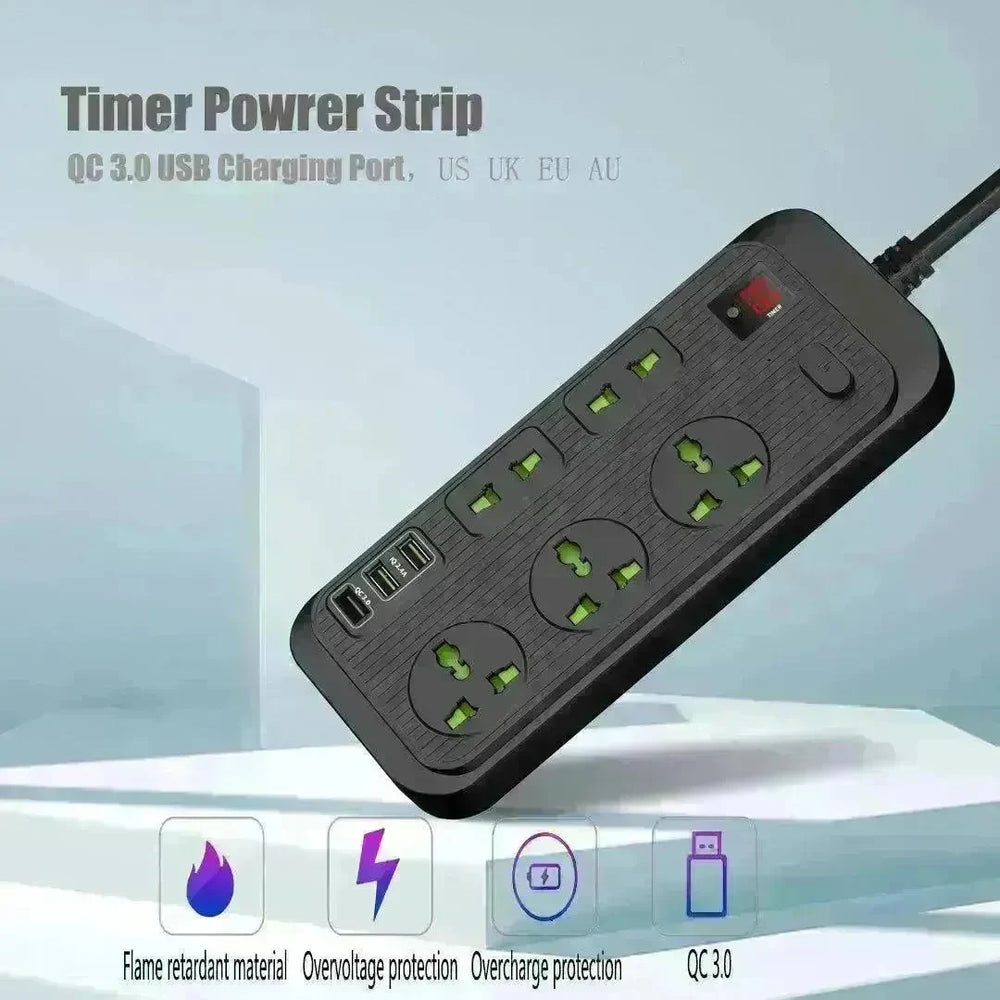 USB Power Strip Smart British Plug Multi-function Power Surge - EX-STOCK CANADA