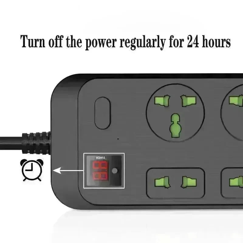 USB Power Strip Smart British Plug Multi-function Power Surge - EX-STOCK CANADA