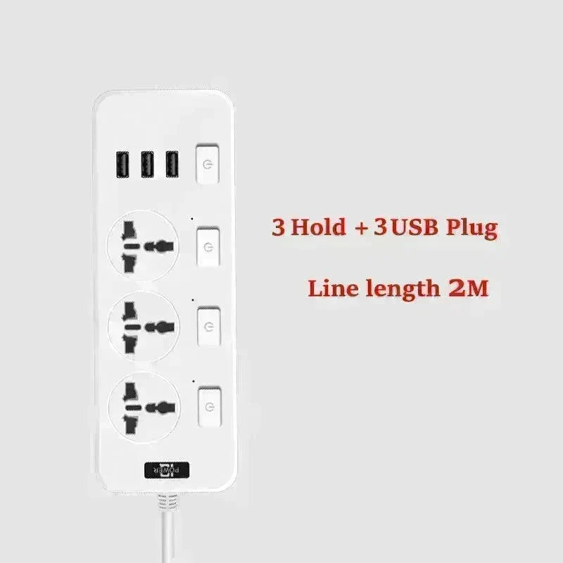 USB Power Strip Smart British Plug Multi-function Power Surge - EX-STOCK CANADA