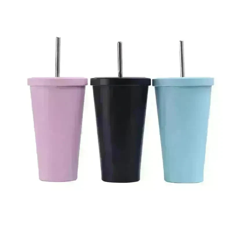 Vacuum stainless steel vacuum flask straw Cup - EX-STOCK CANADA