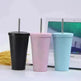 Vacuum stainless steel vacuum flask straw Cup - EX-STOCK CANADA