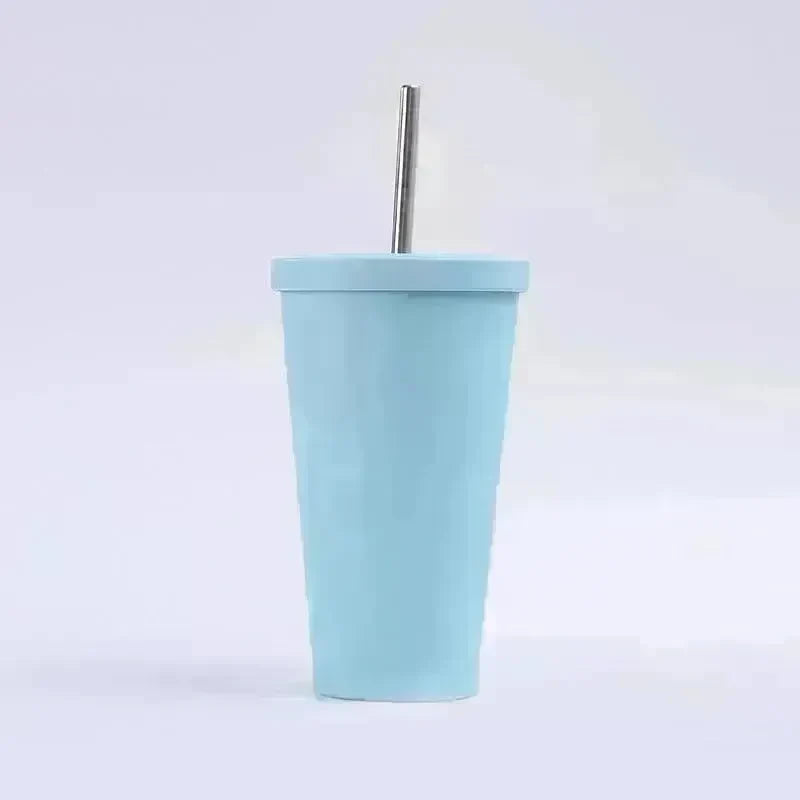 Vacuum stainless steel vacuum flask straw Cup - EX-STOCK CANADA