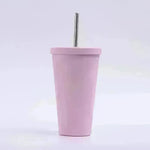 Vacuum stainless steel vacuum flask straw Cup - EX-STOCK CANADA