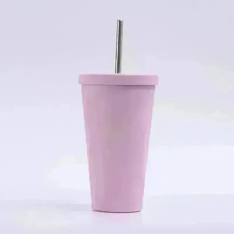 Vacuum stainless steel vacuum flask straw Cup - EX-STOCK CANADA