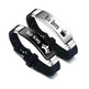Valentine's Day Black Silver Her King His Queen Couple Bracelets - EX-STOCK CANADA