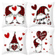 Valentine's Day Red Cartoon Letter Series Peach Skin Sofa Pillowcase - EX-STOCK CANADA