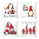 Valentine's Day Red Cartoon Letter Series Peach Skin Sofa Pillowcase - EX-STOCK CANADA
