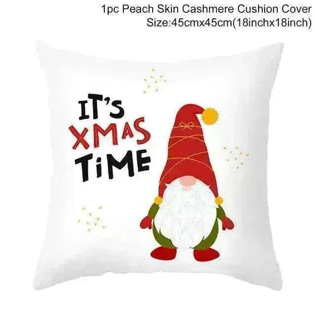 Valentine's Day Red Cartoon Letter Series Peach Skin Sofa Pillowcase - EX-STOCK CANADA