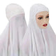 Veiled Arab Ladies Chiffon Turban Scarf Set - EX-STOCK CANADA