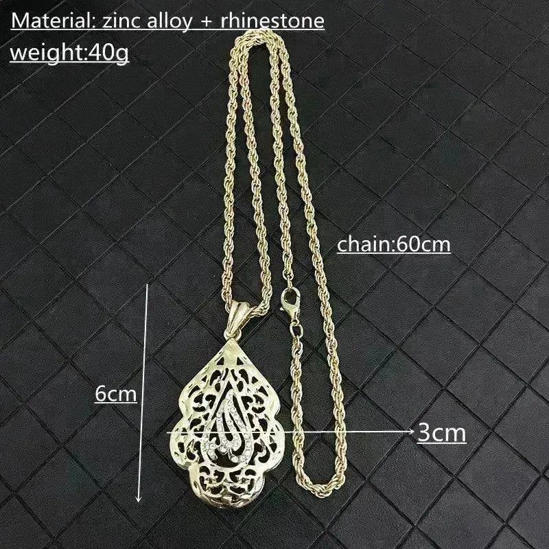 Vintage Arabian Arab Metal Pendant - EX-STOCK CANADA