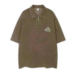 Washed And Worn Polo Shirt Men's Summer - EX-STOCK CANADA