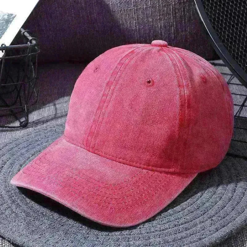 Washed Baseball Caps For Men And Women Outdoor Distressed Sun Hats Simple Caps - EX-STOCK CANADA