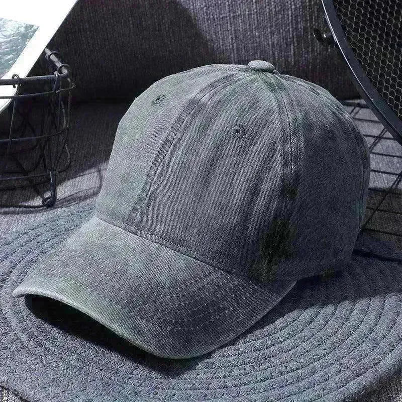 Washed Baseball Caps For Men And Women Outdoor Distressed Sun Hats Simple Caps - EX-STOCK CANADA