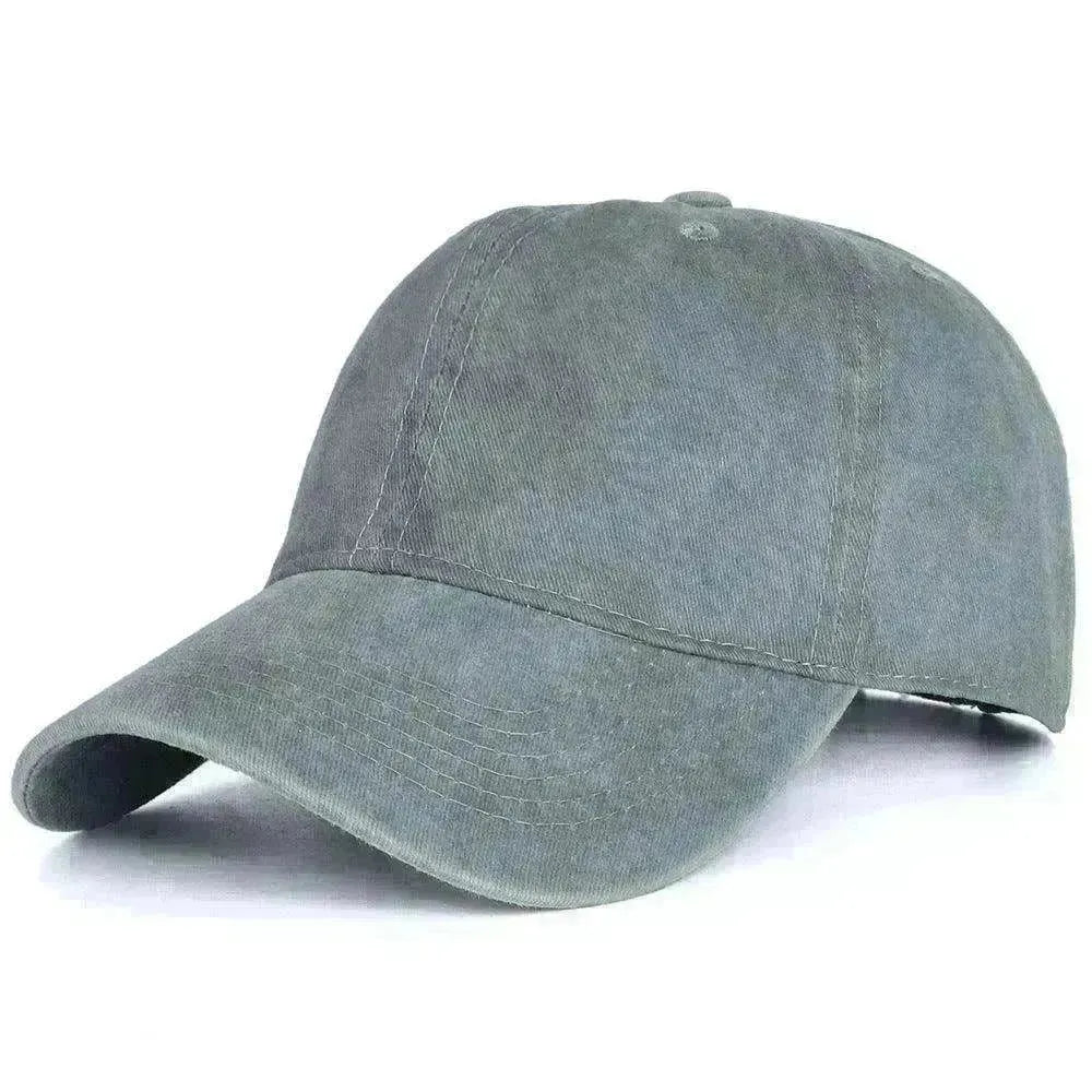 Washed Baseball Caps For Men And Women Outdoor Distressed Sun Hats Simple Caps - EX-STOCK CANADA