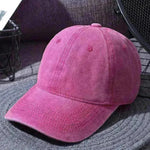 Washed Baseball Caps For Men And Women Outdoor Distressed Sun Hats Simple Caps - EX-STOCK CANADA