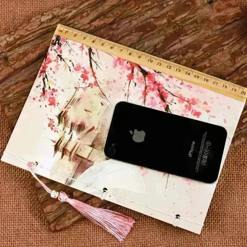 Watercolor Retro Chinese Style Line-bound Book - EX-STOCK CANADA
