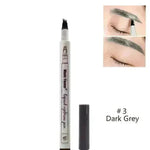 Waterproof Natural Eyebrow Pen Four-claw Eye Brow Tint Fork Tip Eyebrow Tattoo Pencil - EX-STOCK CANADA