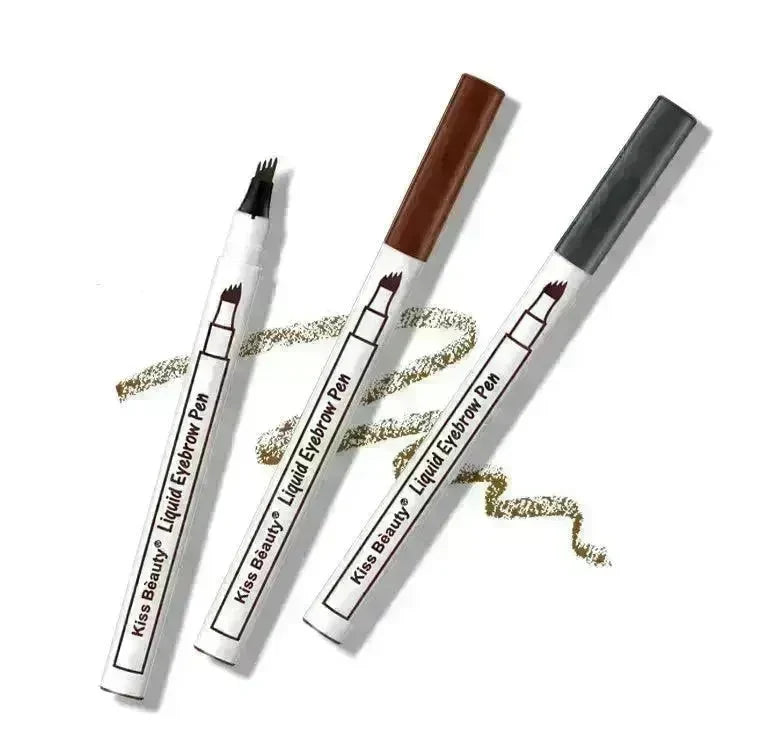 Waterproof Natural Eyebrow Pen Four-claw Eye Brow Tint Fork Tip Eyebrow Tattoo Pencil - EX-STOCK CANADA
