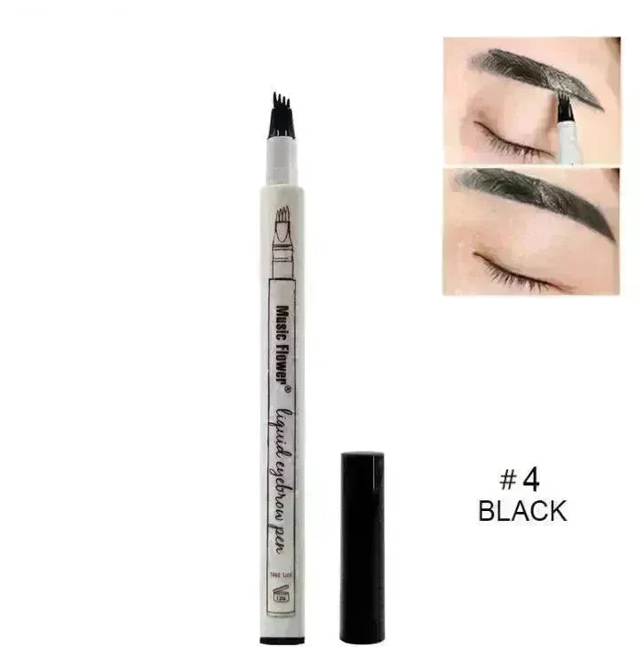 Waterproof Natural Eyebrow Pen Four-claw Eye Brow Tint Fork Tip Eyebrow Tattoo Pencil - EX-STOCK CANADA