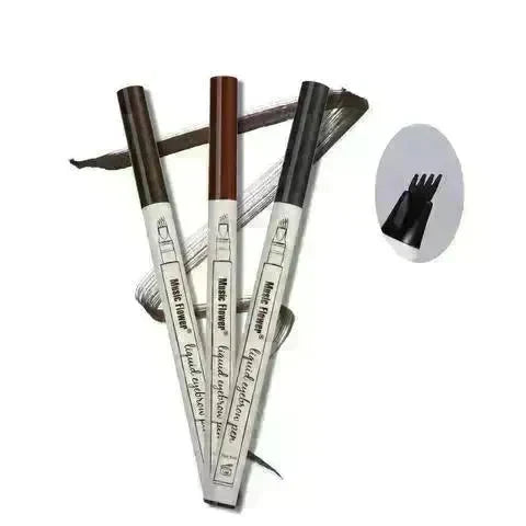 Waterproof Natural Eyebrow Pen Four-claw Eye Brow Tint Fork Tip Eyebrow Tattoo Pencil - EX-STOCK CANADA