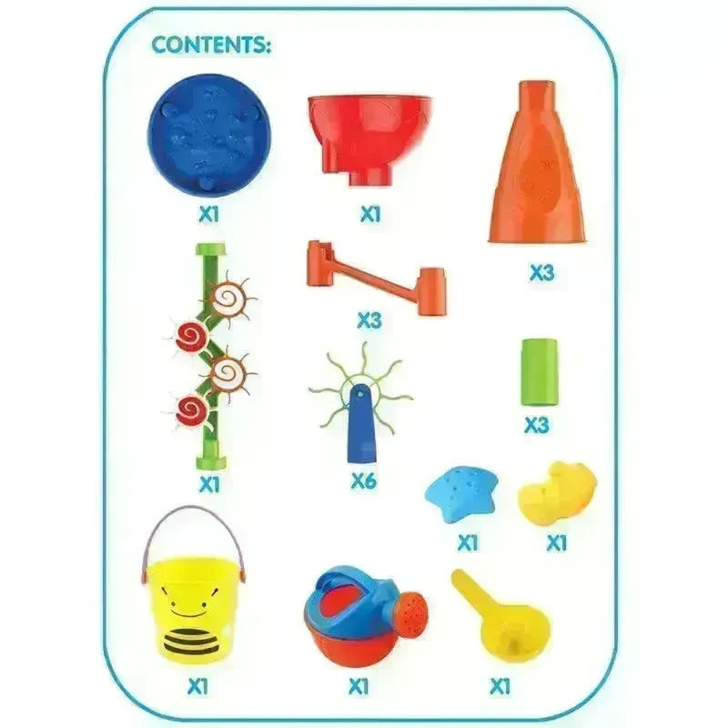 Waterwheel Funnel Beach Table Set Summer Beach Play Children's Toys - EX-STOCK CANADA