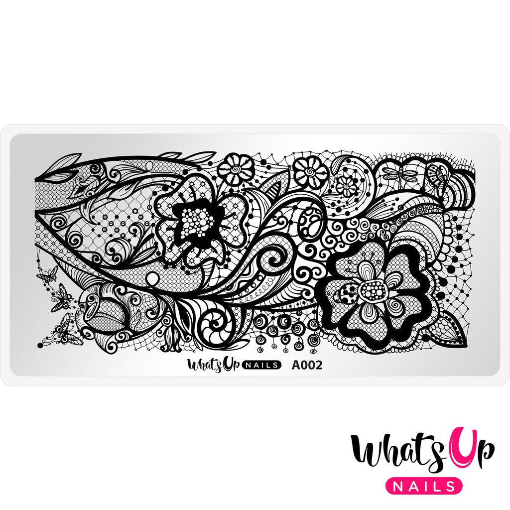 Whats Up - Sassy and Classy Stamping Plate EX-STOCK Canada 