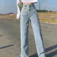 Wide Leg Jeans For Women Bottom Baggy Denim Pants Trousers - EX-STOCK CANADA
