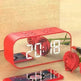 Wireless bluetooth speakers with LED display Clock - EX-STOCK CANADA