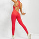 Woman's Zippered Sleeveless Stretch Shapewear Sports wear Jumpsuit - EX-STOCK CANADA