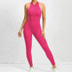 Woman's Zippered Sleeveless Stretch Shapewear Sports wear Jumpsuit - EX-STOCK CANADA