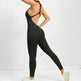 Woman's Zippered Sleeveless Stretch Shapewear Sports wear Jumpsuit - EX-STOCK CANADA