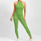 Woman's Zippered Sleeveless Stretch Shapewear Sports wear Jumpsuit - EX-STOCK CANADA