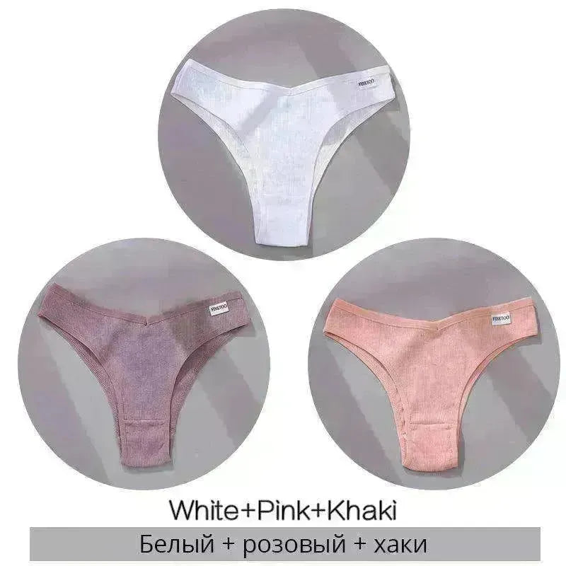Women Cotton Underwear Women Thong Sexy Underwear - EX-STOCK CANADA