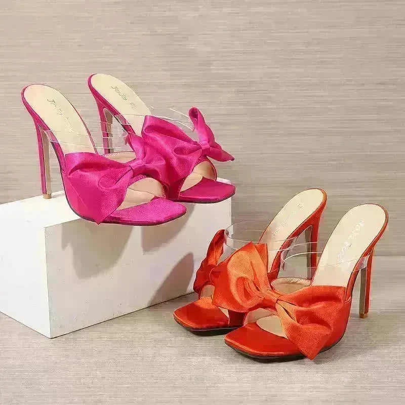 Women Fashion Stiletto High Heel Slippers - EX-STOCK CANADA