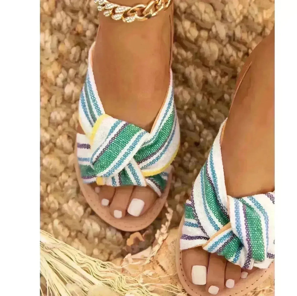 Women Flat Sandals Women Shoes Beach Slippers - EX-STOCK CANADA