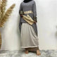 Women's Arab Patchwork Long Sleeved Dress - EX-STOCK CANADA