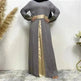Women's Arab Patchwork Long Sleeved Dress - EX-STOCK CANADA