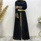 Women's Arab Patchwork Long Sleeved Dress - EX-STOCK CANADA