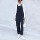 Women's Autumn Warm Corduroy Loose Solid Color Suspender Pants - EX-STOCK CANADA