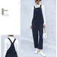 Women's Autumn Warm Corduroy Loose Solid Color Suspender Pants - EX-STOCK CANADA
