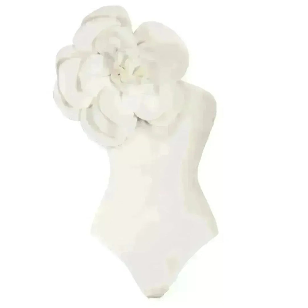 Women's Big Flower High Quality One-piece Swimsuit All-matching Women - EX-STOCK CANADA