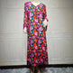 Women's Bronzing Printed Casual Dubai Arab Robe - EX-STOCK CANADA