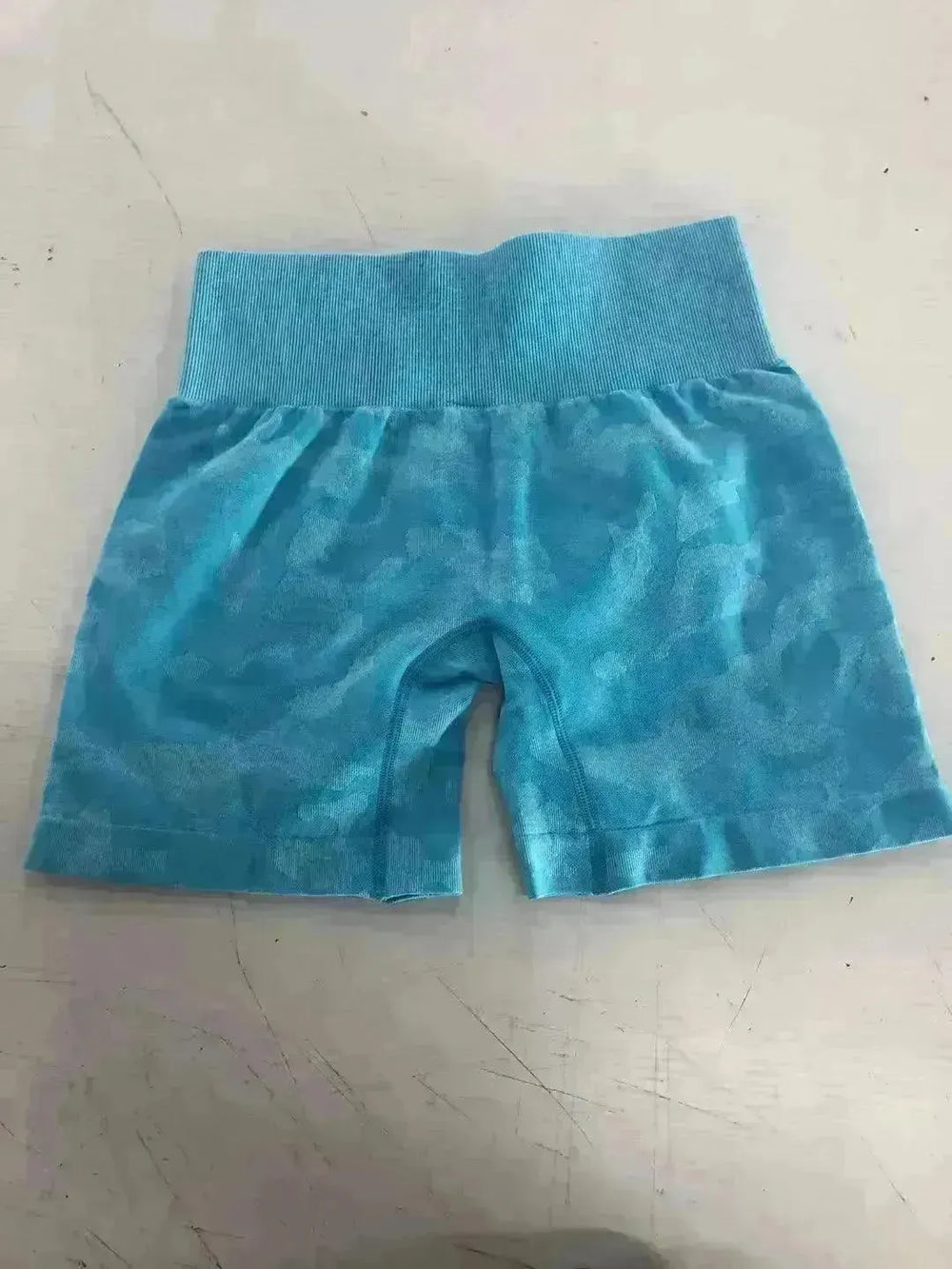 Women's Camo Jacquard Seamless Gym Shorts - EX-STOCK CANADA