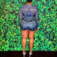 Women's Denim-like Printed Long-sleeved Jumpsuit - EX-STOCK CANADA