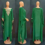 Women's Dress Embroidered Lace Arab Robe - EX-STOCK CANADA